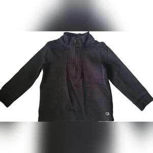 Gap black zip-front sweatshirt 3T. New Condition.